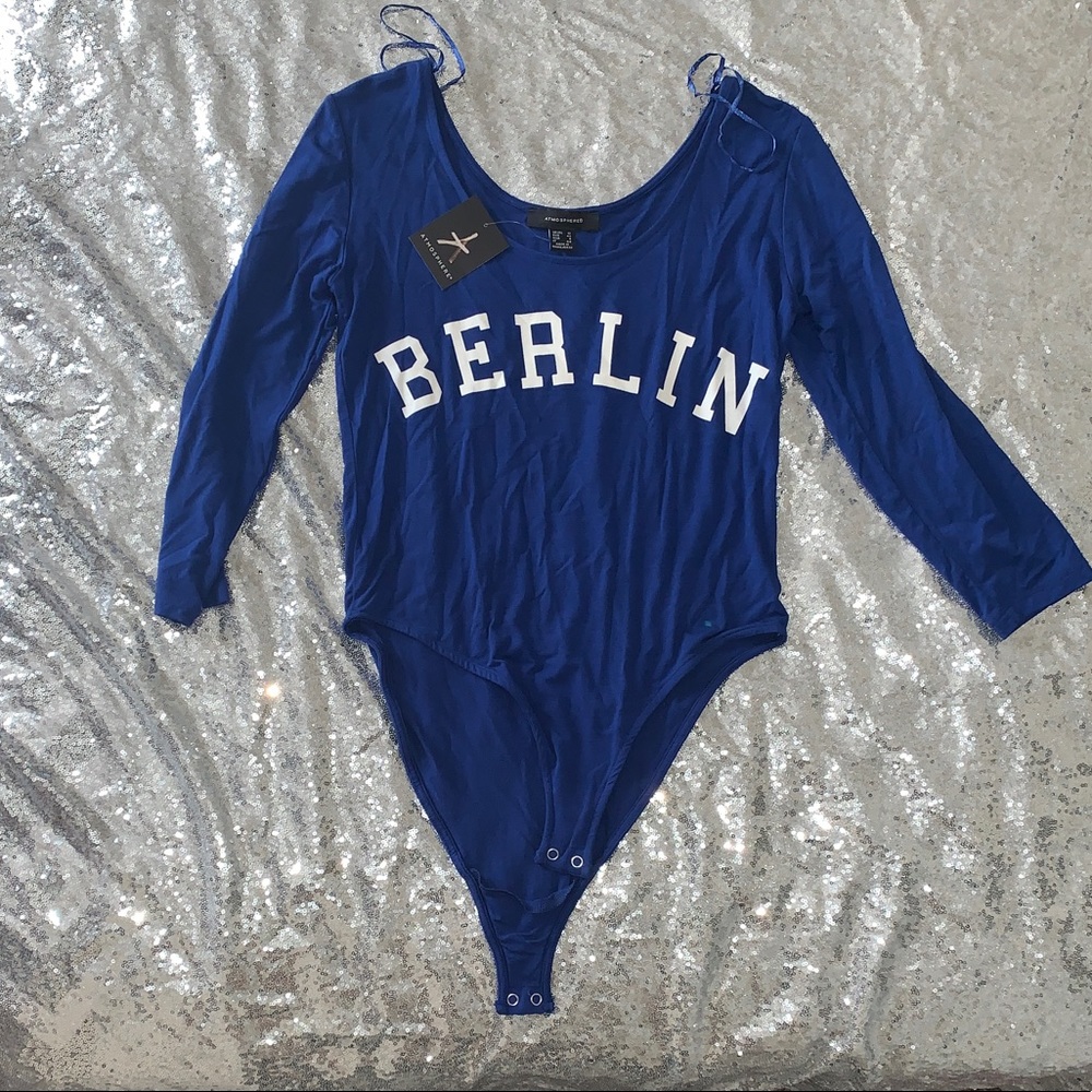 Blue bodysuit